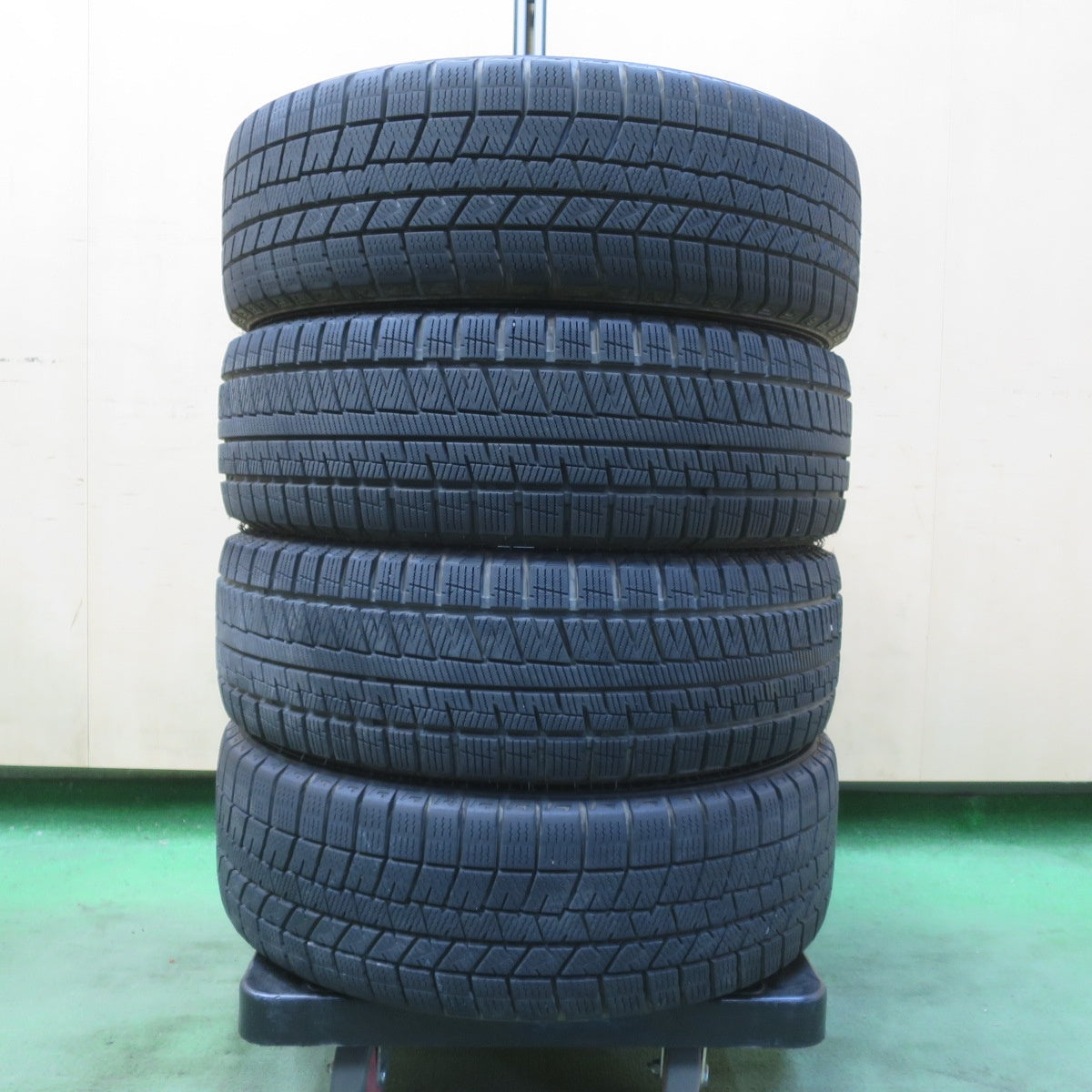 バリ溝！22年！キレイ！9分★スタッドレス ENKEI PF05 165/55R15 ダンロップ ウインターマックス03 エンケイ 軽サイズ PCD100/4H★6041703イス