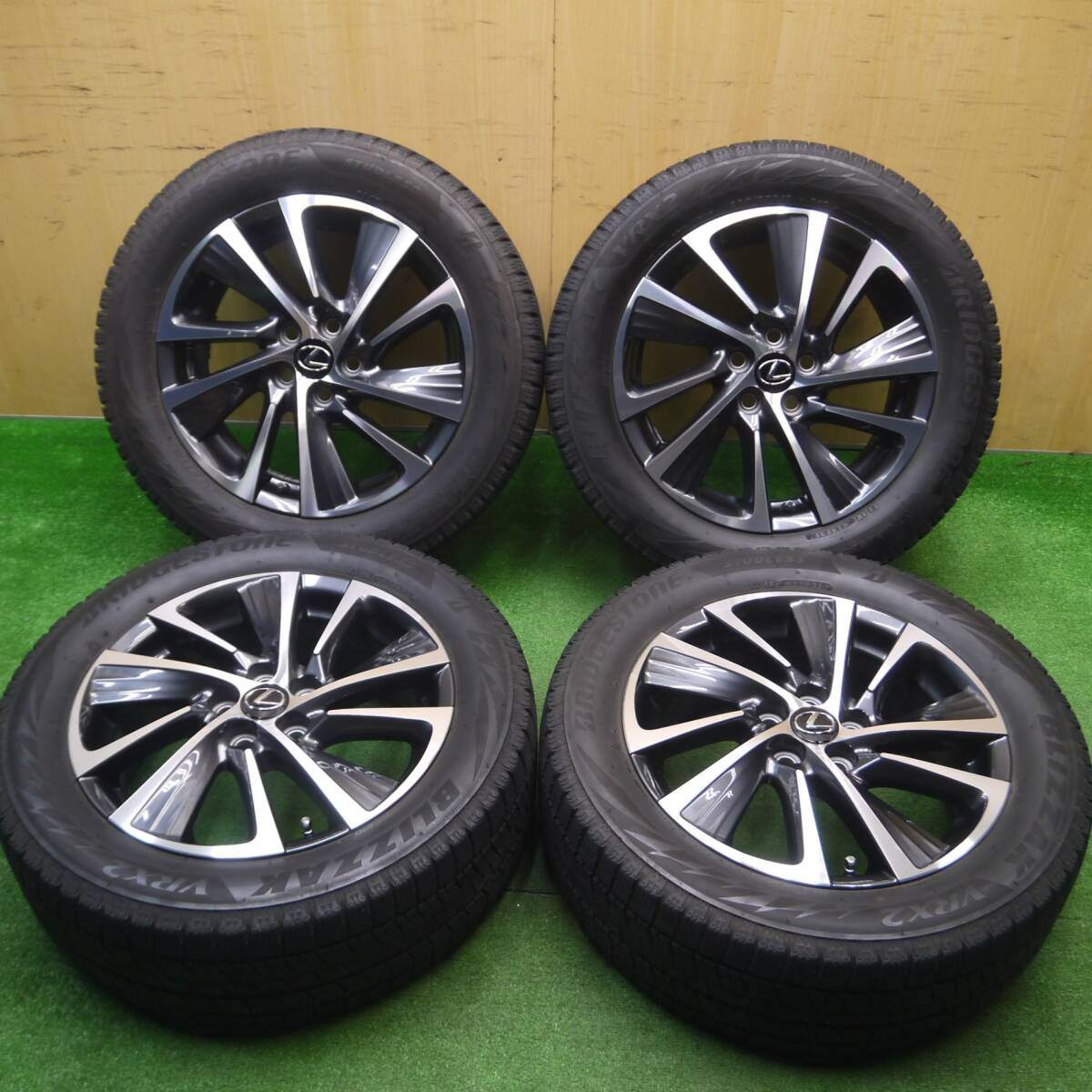 キレイ★レクサス CT 純正 205/55R16 スタッドレス ブリヂストン ブリザック VRX2 16インチ PCD100/5H★4121108Hス