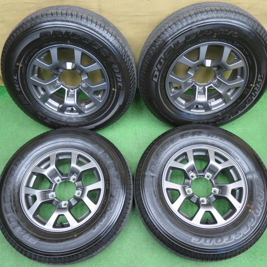 バリ溝！25年！キレイ！9.5分★スズキ ジムニー シエラ ノマド 純正 195/80R15 ブリヂストン デューラー H/L 852 DUELER 15インチ PCD139.7/5H★6031202NKノ