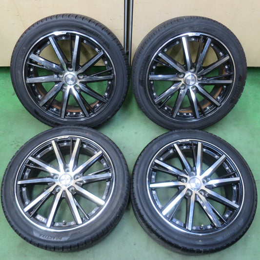 バリ溝！9.5分★S/F STEINER 225/45R18 プラクティバ BP01 ヨコハマ シュタイナー 18インチ PCD114.3/5H★6021504IMノ