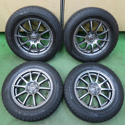 バリ溝！キレイ！9分★プリウス 等 195/65R15 スタッドレス オートバックス ノーストレック N3i SCHNEIDER シュナイダー 15インチ PCD100/5H★5122007イス