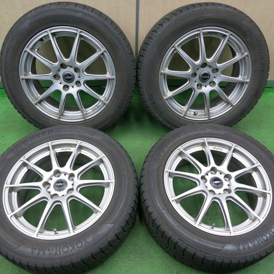 バリ溝！9分★スタッドレス 225/55R17 ヨコハマ アイスガード iG50 プラス X CROSS SPEED PREMIUM 17インチ PCD114.3/5H★5010410NJス