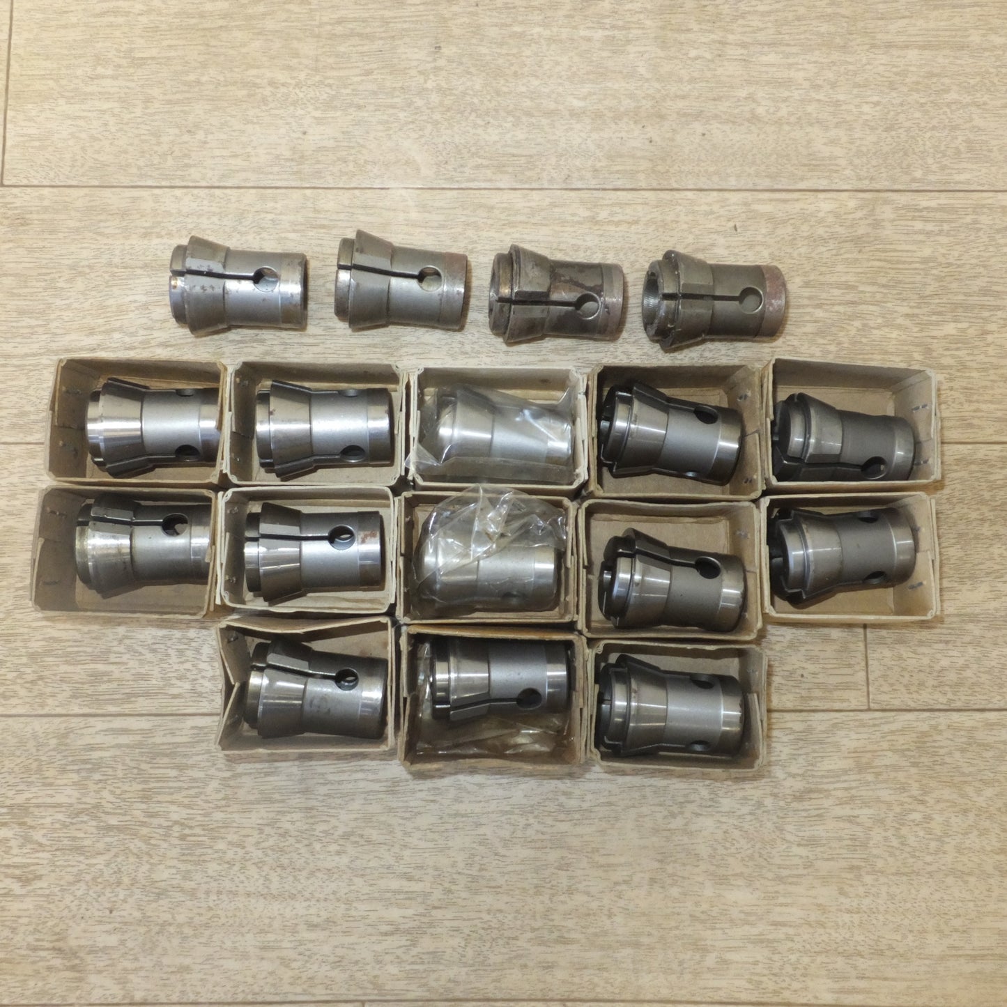 [送料無料] ★酒巻製作所 ユキワ YUKIWA 手動割出台 SUPER DIVIDER DMB75　コレットチャック 各種 17点 セット★