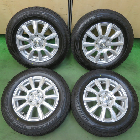 バリ溝！23年！キレイ！9.5分★スタッドレス 195/65R15 ブリヂストン ブリザック VRX2 JOKER ジョーカー 15インチ PCD114.3/5H★5102402イス