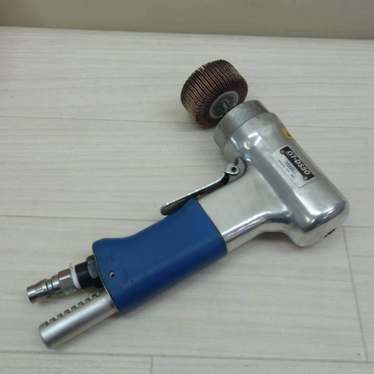 [送料無料] ☆ベッセル VESSEL エアー ディスク サンダー GT-DS50A ファイバホイル FB-600 スカットディスク 付き☆