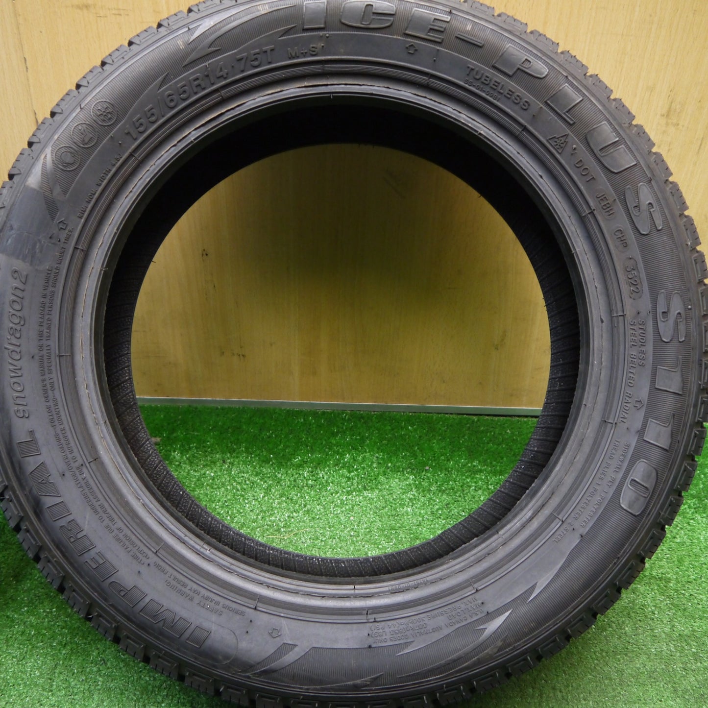 4本価格！22年★スタッドレス 155/65R14 インペリアル snowdragon2 ICE-PLUS S110 タイヤ 14インチ N-BOX スペーシア タント 等★5121209Hスタ