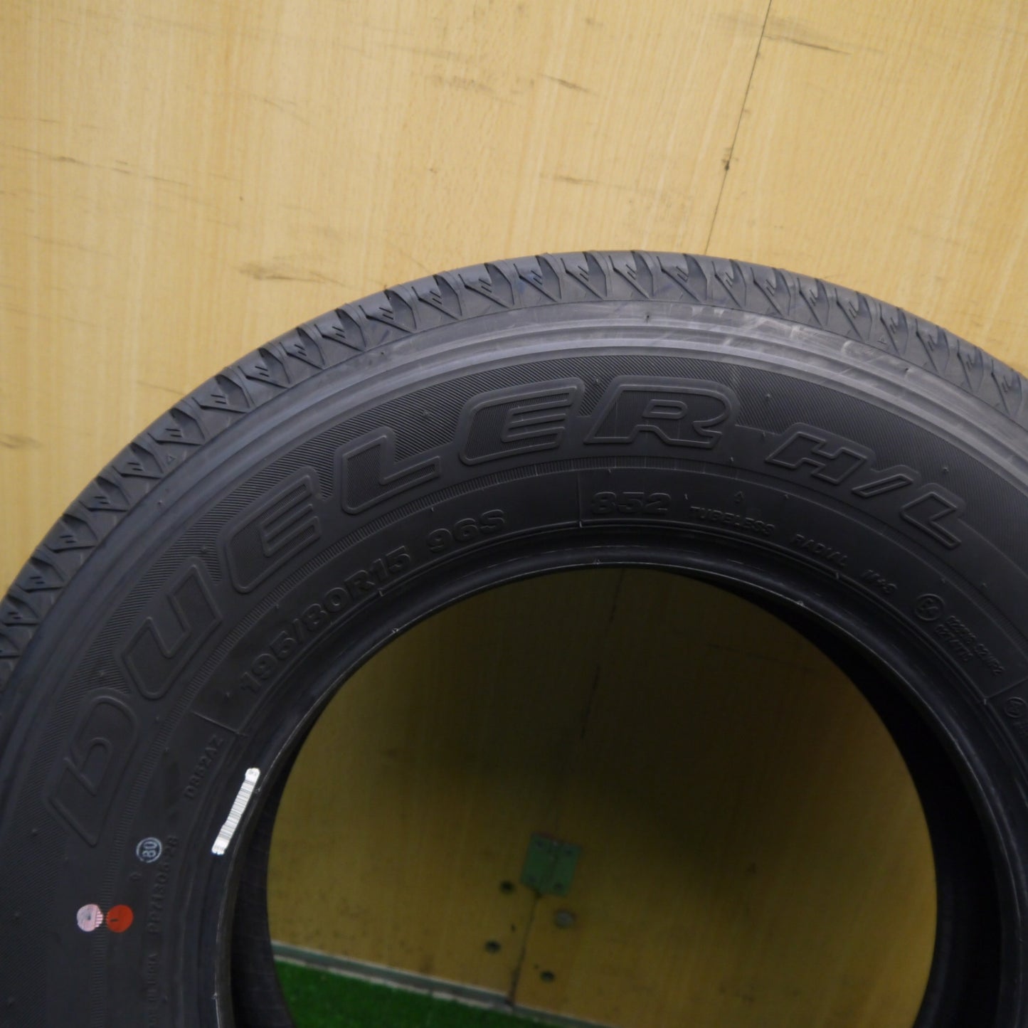 未使用！25年！1本★195/80R15 ブリヂストン デューラー H/L 852 DUELER タイヤ 15インチ ジムニーシエラ ジムニーノマド 等★6012804Hノタ