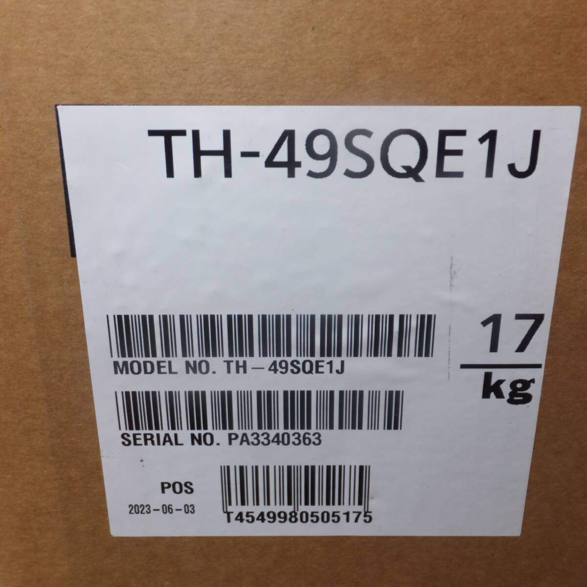 [送料無料] 未使用★パナソニック Panasonic UHD 液晶ディスプレイ TH-49SQE1J 49V型 4Kスタンダード 3840×2160画素(3)★