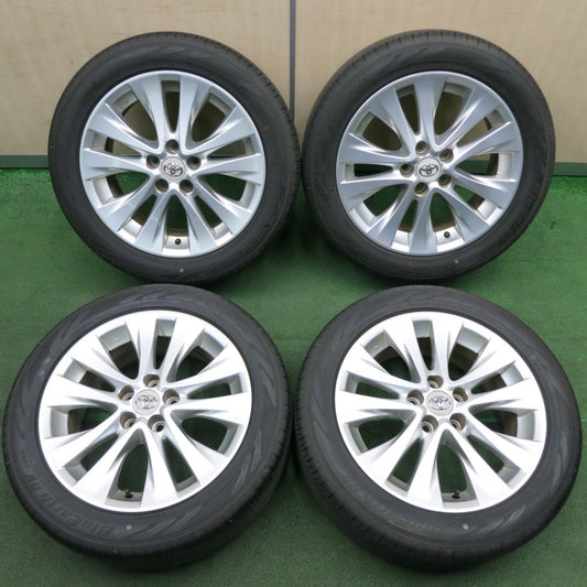 *送料無料* バリ溝!21年!9.5分★トヨタ 20系 アルファード ヴェルファイア 純正 235/50R18 ヨコハマ BluEarth-RV RV03 PCD114.3/5H★4040904TNノ