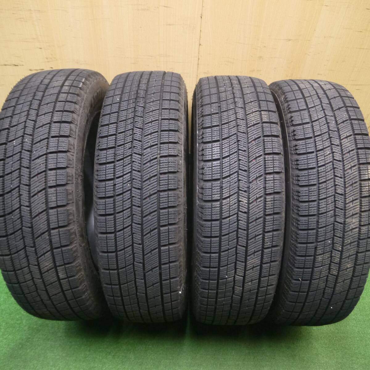 バリ溝！21年！キレイ！ほぼ10分★スタッドレス 195/65R16 ナンカン アイスアクティバ AW-1 Epsilon LA STRADA イプシロン 16インチ PCD100/4H★4121110Hス