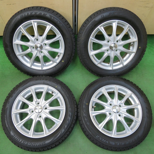 バリ溝！22年！9.5分以上★スタッドレス 155/65R14 ブリヂストン ブリザック VRX2 Exceeder エクシーダー 14インチ PCD100/4H★4113011イス