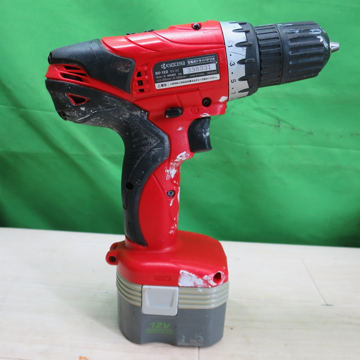 バッテリー2個☆RYOBI リョービ 充電式 ドライバドリル BD-122 10mm 正・逆両用 電動 工具 コードレス ドリル ドライバー 12V☆