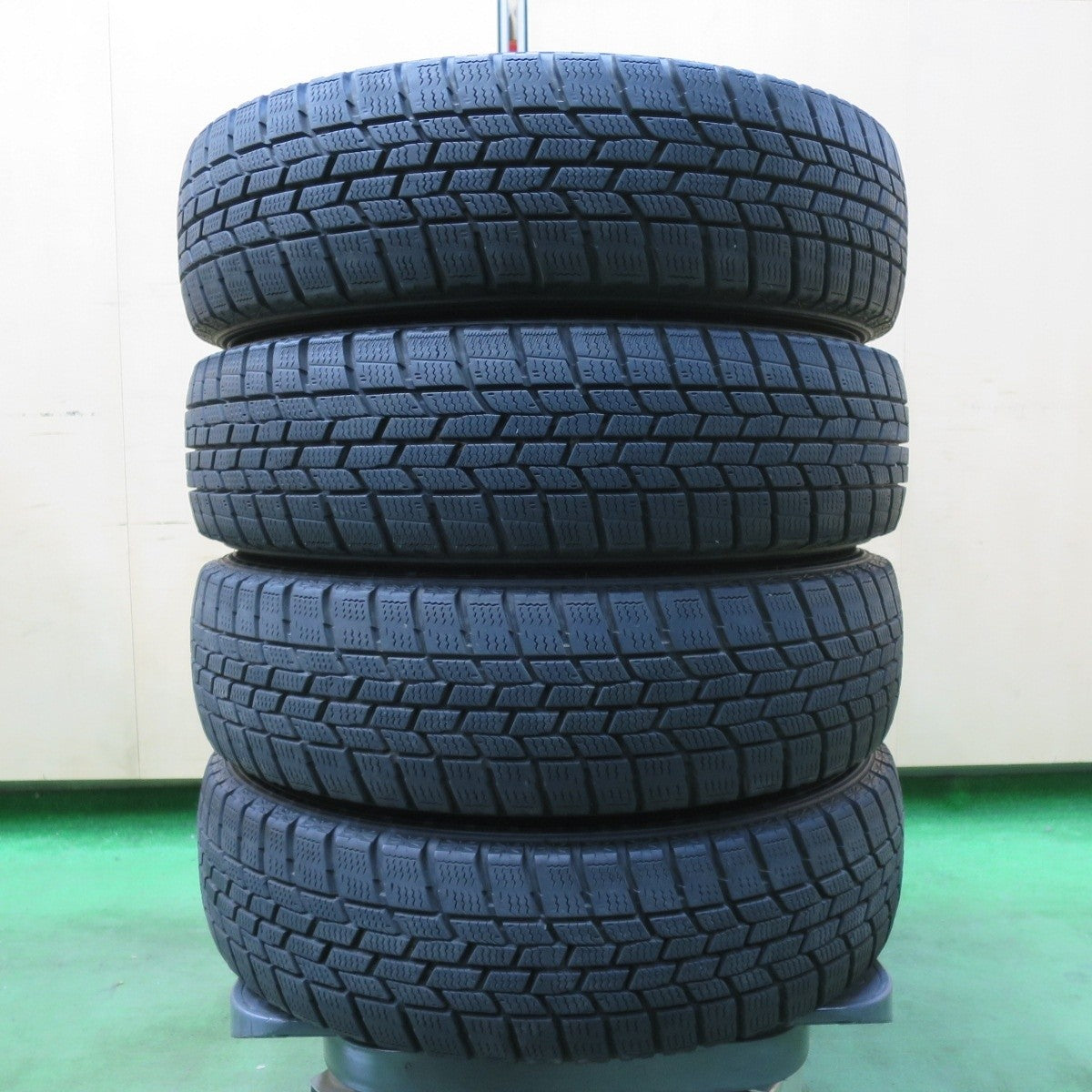 バリ溝！9.5分以上★ダイハツ ムーヴ 純正 155/65R14 スタッドレス グッドイヤー アイスナビ6 14インチ PCD100/4H★5033107イス
