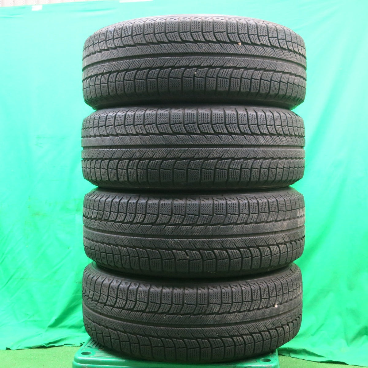 *送料無料* センサー付！キレイ★レクサス NX 純正 225/65R17 スタッドレス ミシュラン LATITUDE X-ICE XI2 PCD114.3/5H★4042904ナス