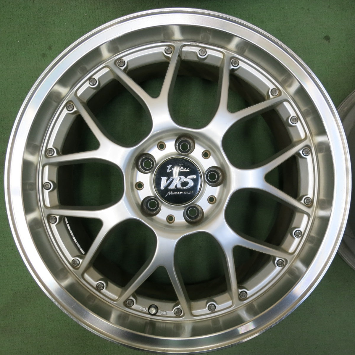 Manaray Sport VERTEC VR-5社外18インチ×8J＋45 4本価格☆Vertec VR5 MANARAY SPORT 18インチ ホイール ヴァー