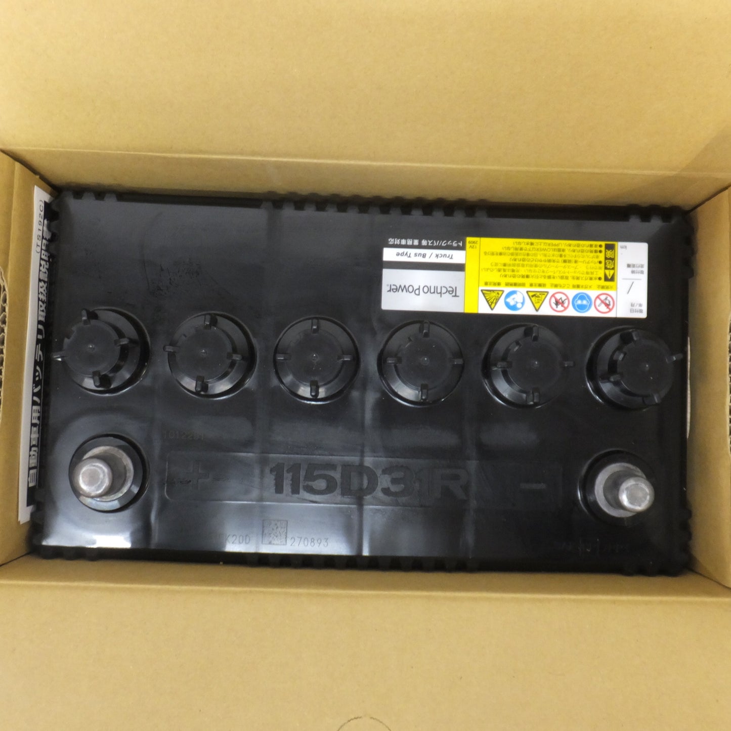 [送料無料] 岐阜発 未使用★エンパイヤ自動車 テクノパワー TechnoPower カーバッテリー TPM115D31R トラック バス等 業務車対応★