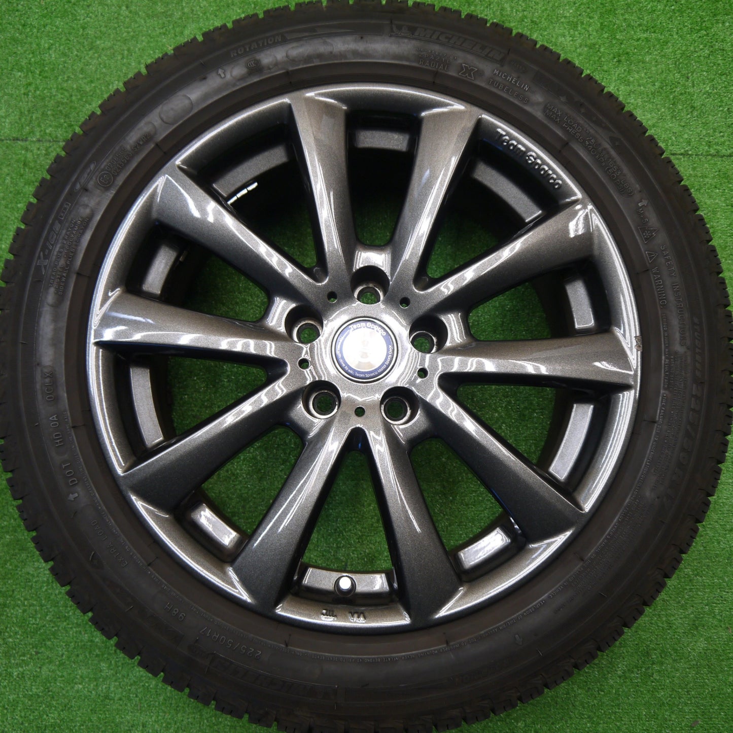 4本価格★BMW 等 225/50R17 スタッドレス ミシュラン X-ICE XI3 ZP Team Sparco チームスパルコ 17インチ PCD112/5H★5102005Hス
