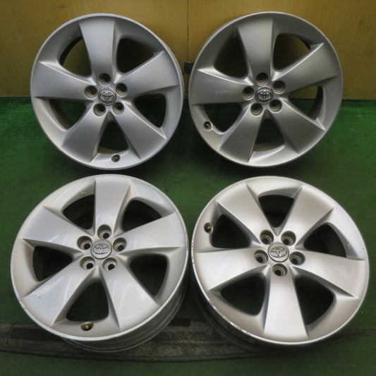 4本価格★トヨタ 30系 プリウス S G ツーリング 純正 ホイール 17インチ 17×7J PCD100/5H★5100601NJホ