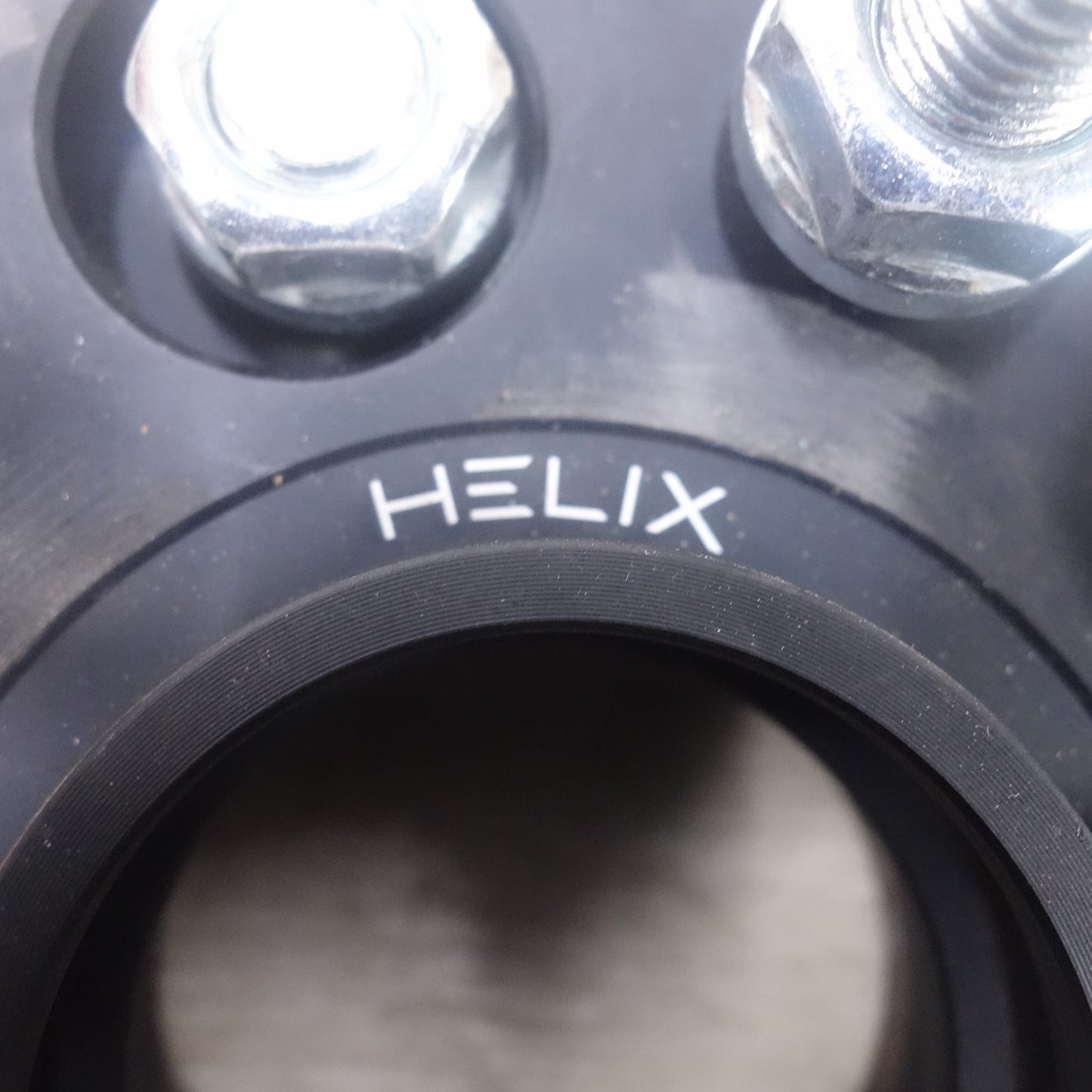 [送料無料] 2枚セット◆HELIX AUTO ワイド トレッド スペーサー PCD114.3/5H CB60.1-20mm P1.5 Φ60 ホイール スペーサー マットブラック◆