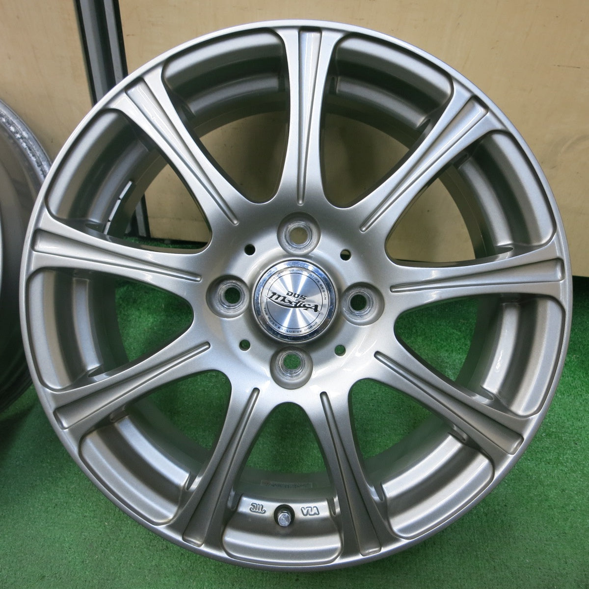 [送料無料] キレイ★weds D.O.S. BADX 15インチ ホイール ウェッズ DOS バドックス 15×5.5J PCD100/4H★4102910SYホ