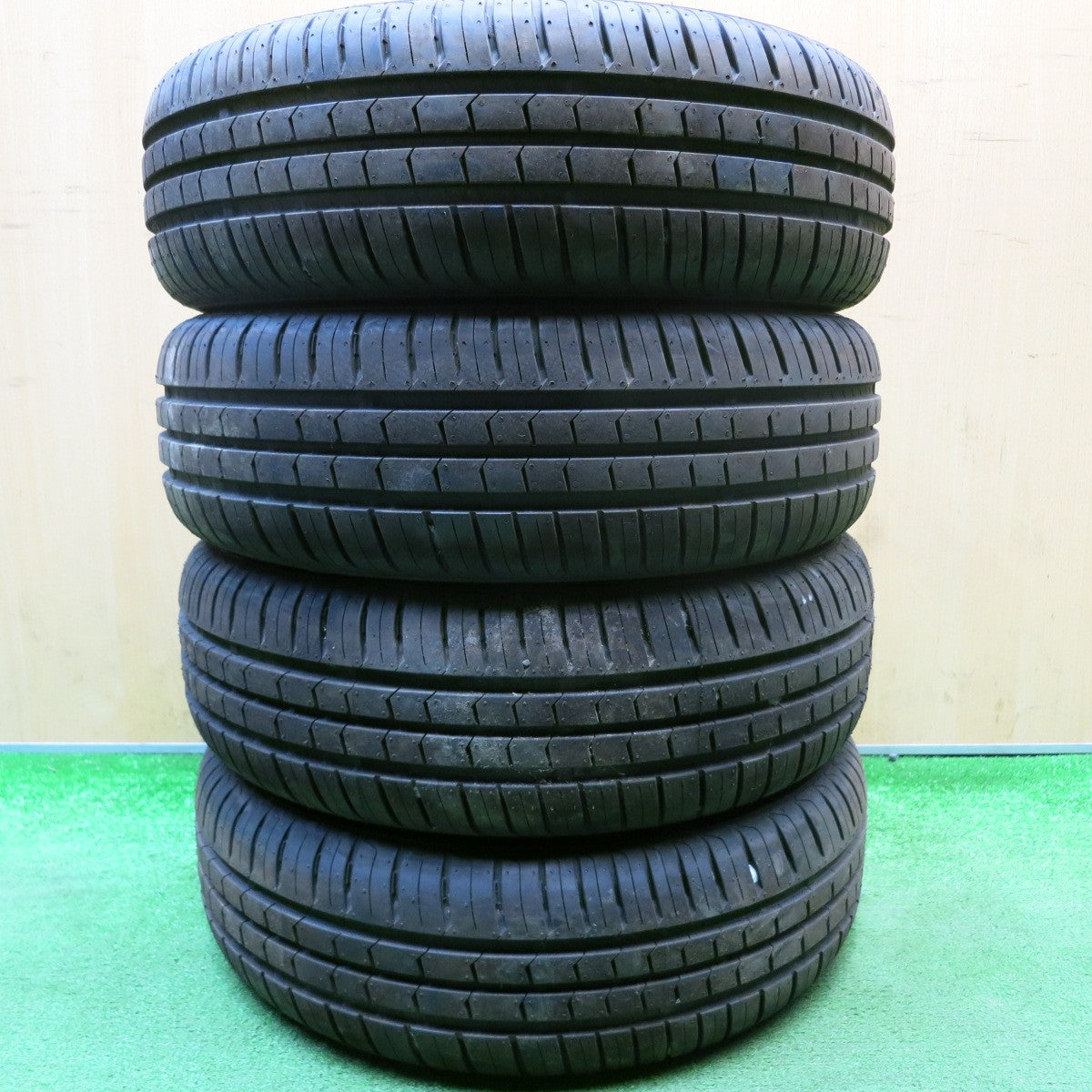 バリ溝！25年！9.5分★スズキ ラパン 純正 155/65R13 リンロン COMFORT MASTER コンフォートマスター 13インチ PCD100/4H★6022802HAノ