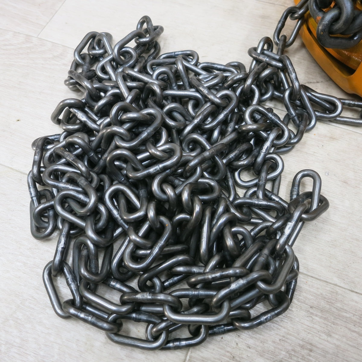 [送料無料] 未使用◆KITO キトー 手動式 チェーン ブロック M3型 1 1/2t 1.5ton 1.5トン 揚程 荷締め機 ガッチャ ホイスト ②◆
