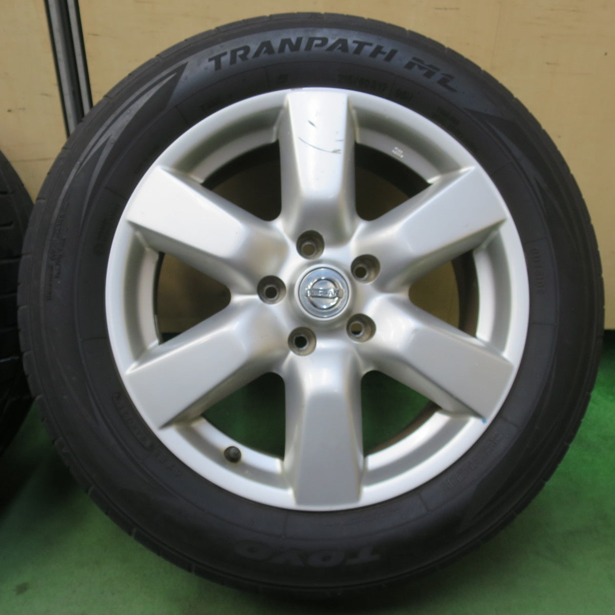 4本価格★日産 T31 エクストレイル 純正 215/60R17 トーヨー トランパス ML 17インチ PCD114.3/5H★6010912イノ