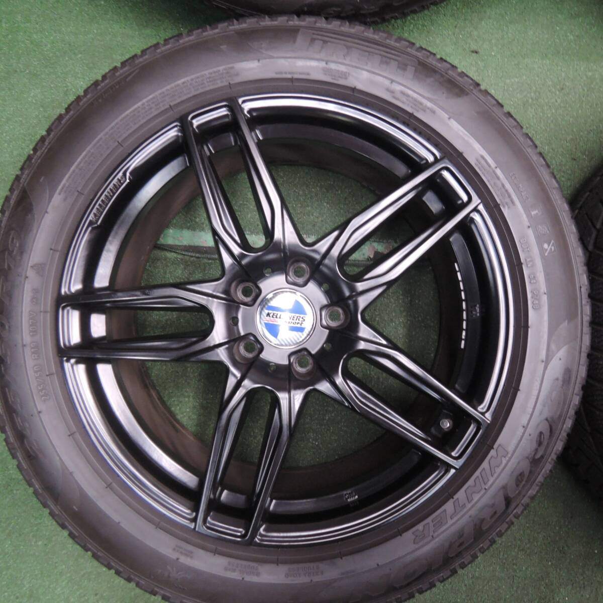 キレイ★BMW等 KELLENERS Sport 255/50R19 スタッドレス ピレリ スコーピオン ウインター ケレナーズ PCD120/5H★4041601TNス