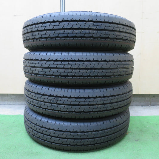 新車外し！25年★155/80R14 88/86S ダンロップ SP175L タイヤ 14インチ プロボックス サクシード 等★6032701NGノタ
