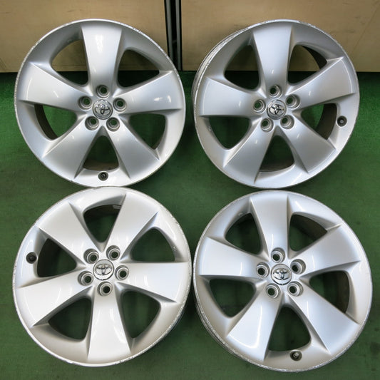 [送料無料] 4本価格★トヨタ 30系 プリウス ツーリング 純正 ホイール 17インチ 17×7J PCD100/5H★5030706SYホ