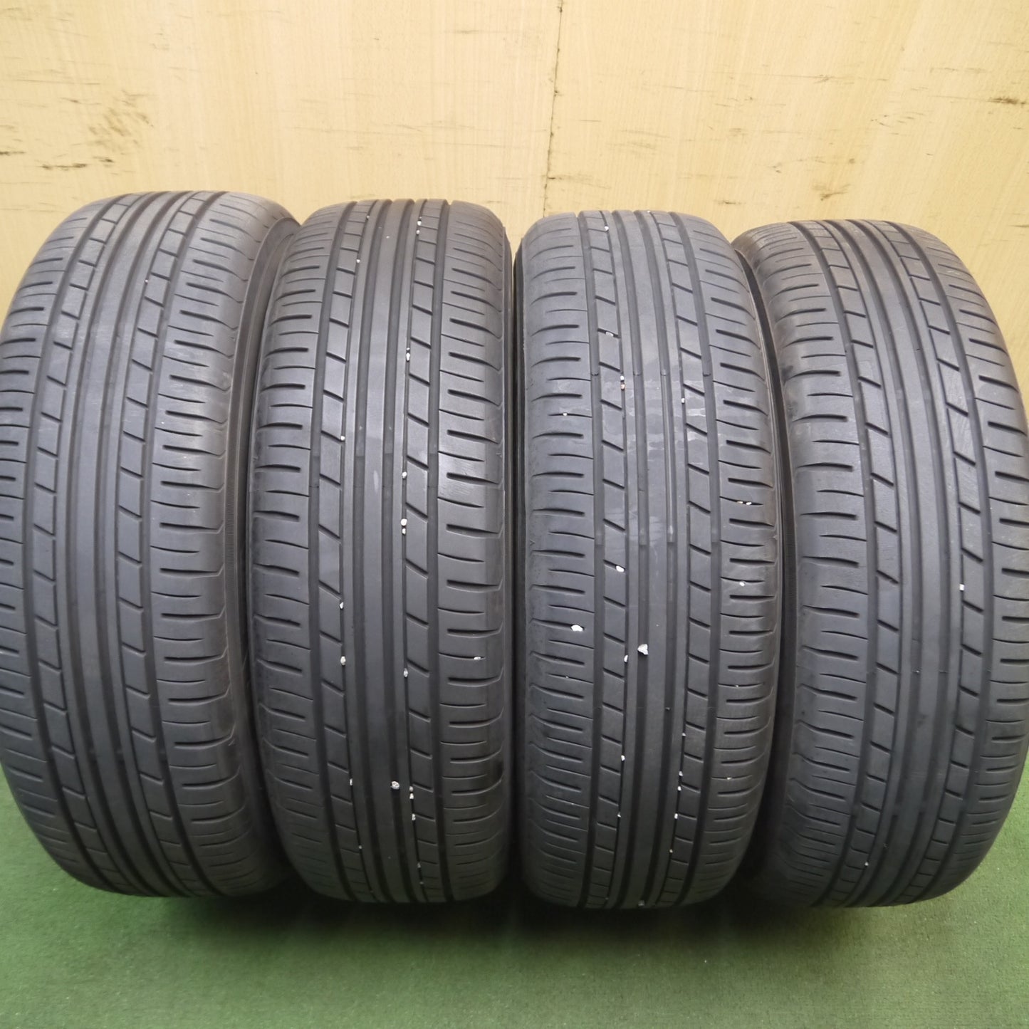 *送料無料* バリ溝！20年！キレイ！8.5分★トヨタ ラクティス 純正 185/60R16 ヨコハマ エコス ES31 16インチ PCD100/5H★4060503Hノ