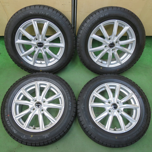 超バリ溝！24年！キレイ！ほぼ10分★スタッドレス 175/65R15 オートバックス ノーストレック N5 Exsteer エクスター 15インチ PCD100/4H★5101603イス