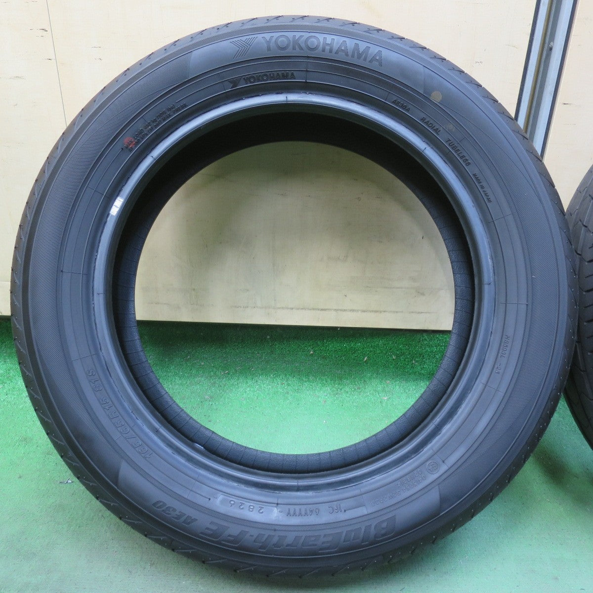 新車外し！26年◎165/65R15 ヨコハマ BluEarth-FE AE30 ブルーアース 15インチ タイヤ デリカ D:2 ソリオ タフト 等◎6090404イノタ
