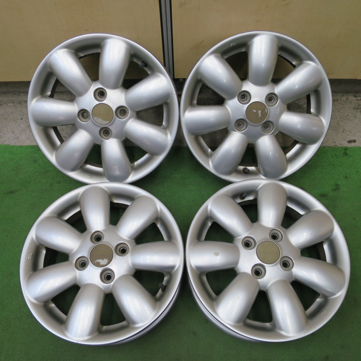 4本価格★スズキ HE22S アルト ラパン 純正 ホイール 14インチ 14×4.5J PCD100/4H★6061703NGホ