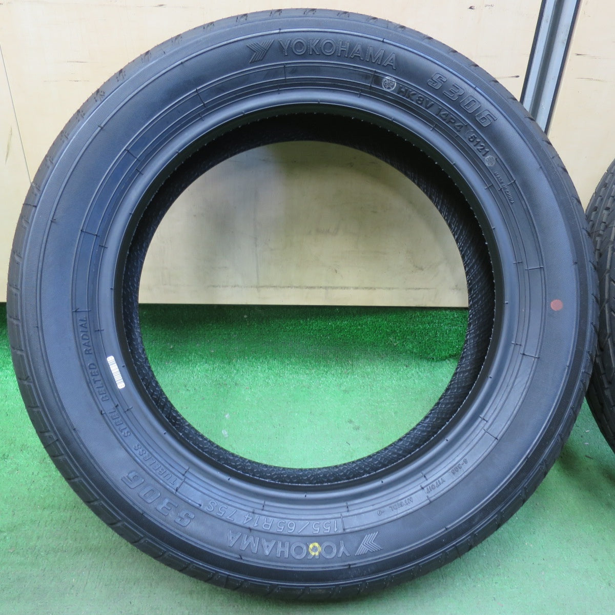 未使用！21年★155/65R14 ヨコハマ S306 タイヤ 14インチ スペーシア デイズ ルークス N-BOX 等★5112004イノタ