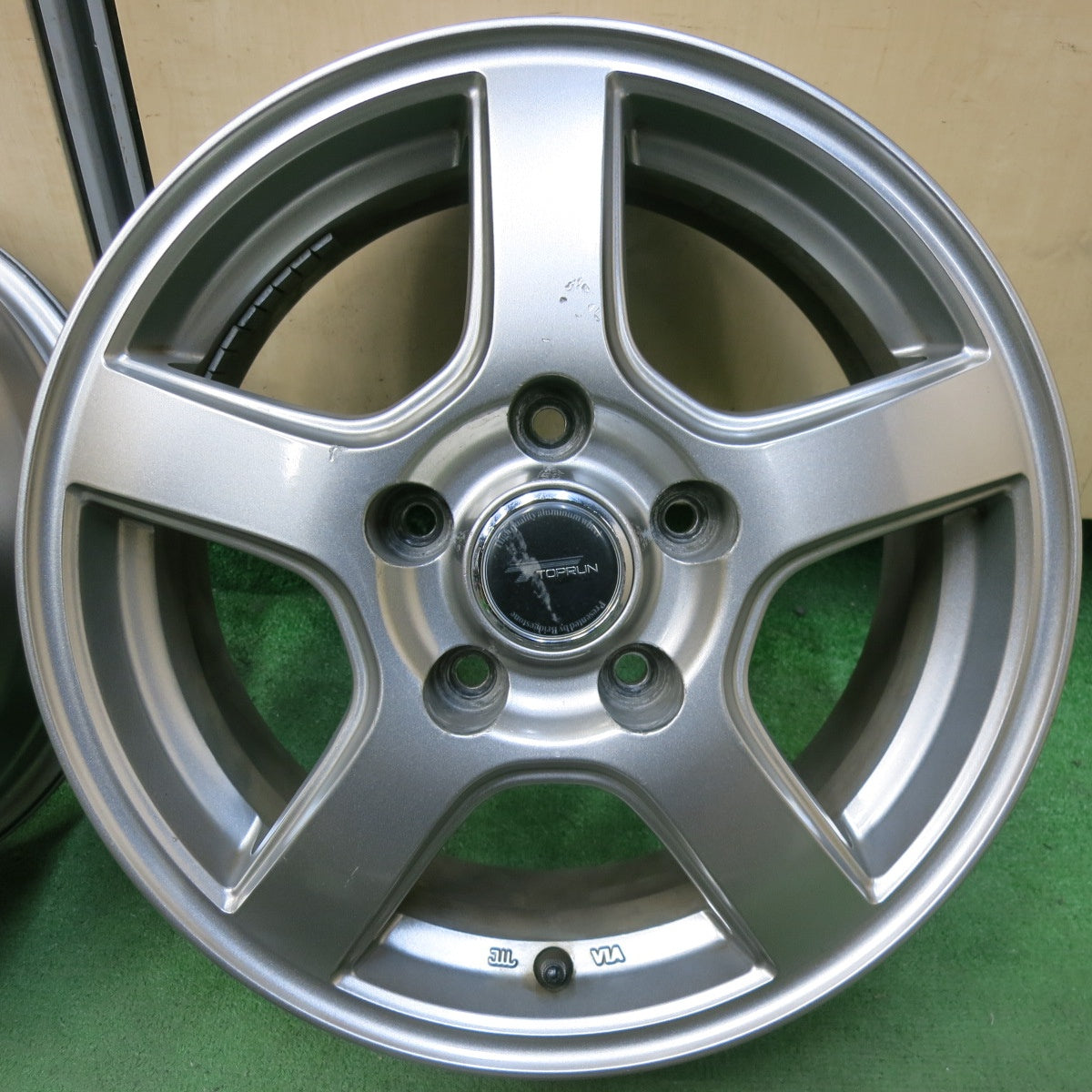 4本価格★TOPRUN ブリヂストン製 15インチ ホイール トップラン 15×6J PCD114.3/5H★5071809SYホ