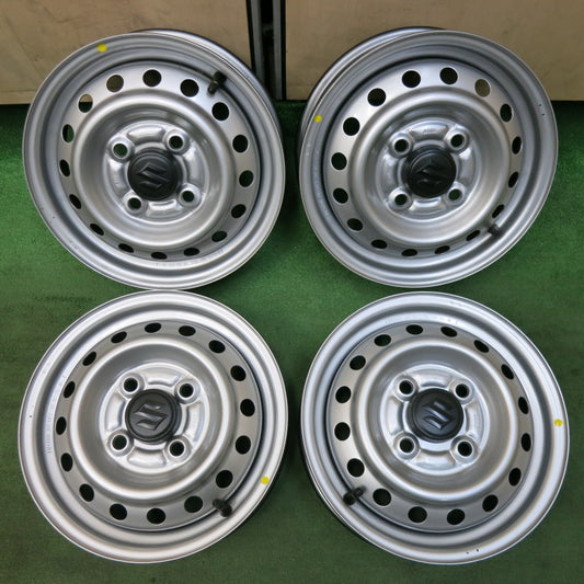 [送料無料] 新車外し★スズキ キャリイ 純正 スチール ホイール 12インチ 12×3.50B キャリィ キャリー PCD100/4H★5031403SYホ