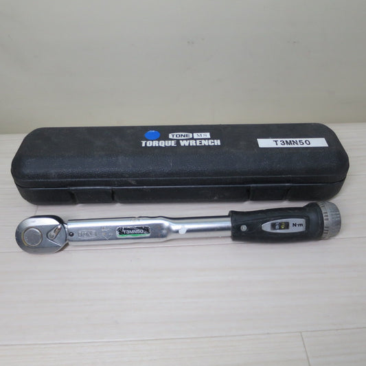[送料無料] ☆TONE プレセット 型 トルク レンチ T3MN50 工具 組立 整備 点検 ラチェット トネ①☆