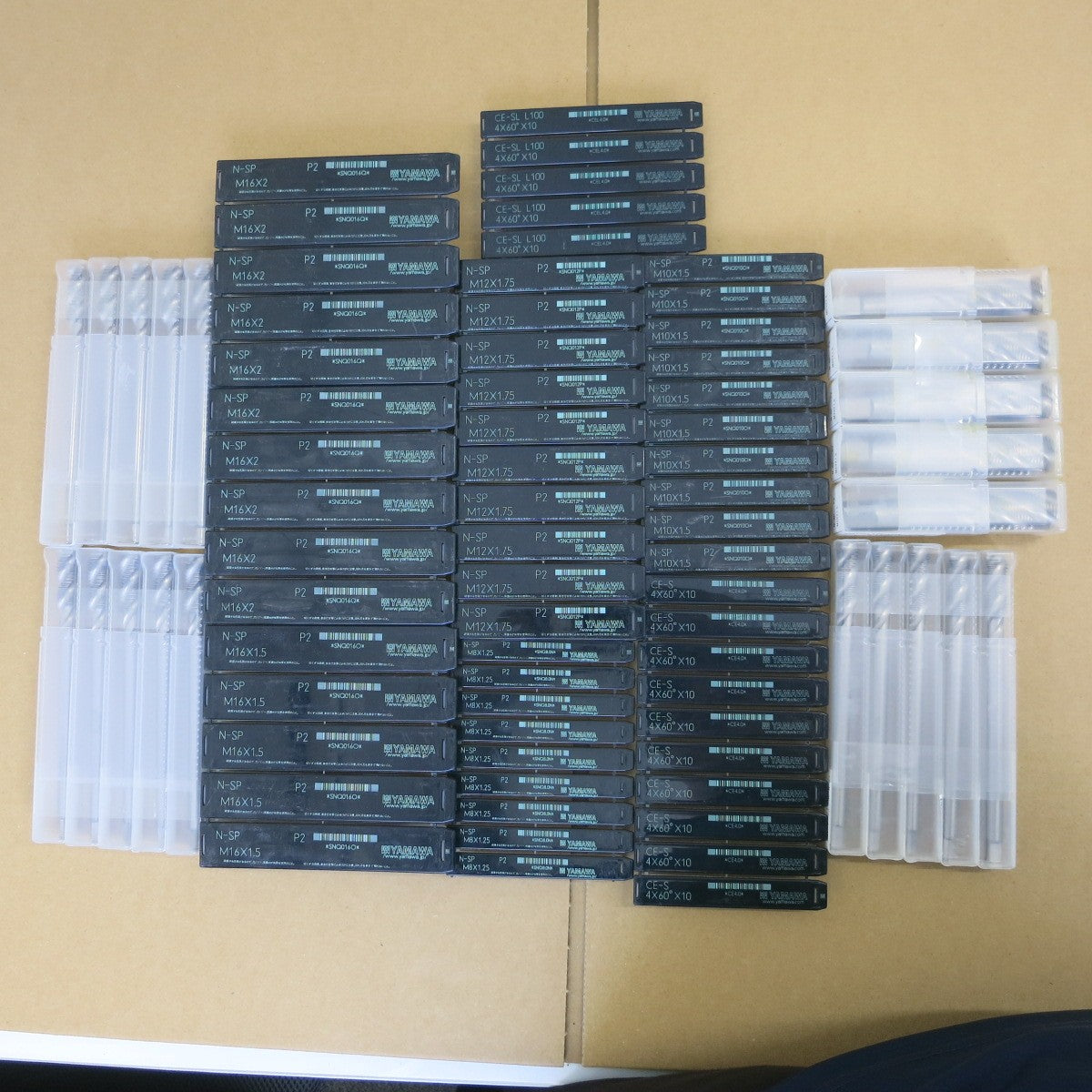 [送料無料] 未使用！85点！大量 まとめ売り◆YAMAWA スパイラルタップ N-SP M16X2 M12X1.75 M10X1.5 M20X1.5 LS-N-SP CE-SL L100 等 ヤマワ◆