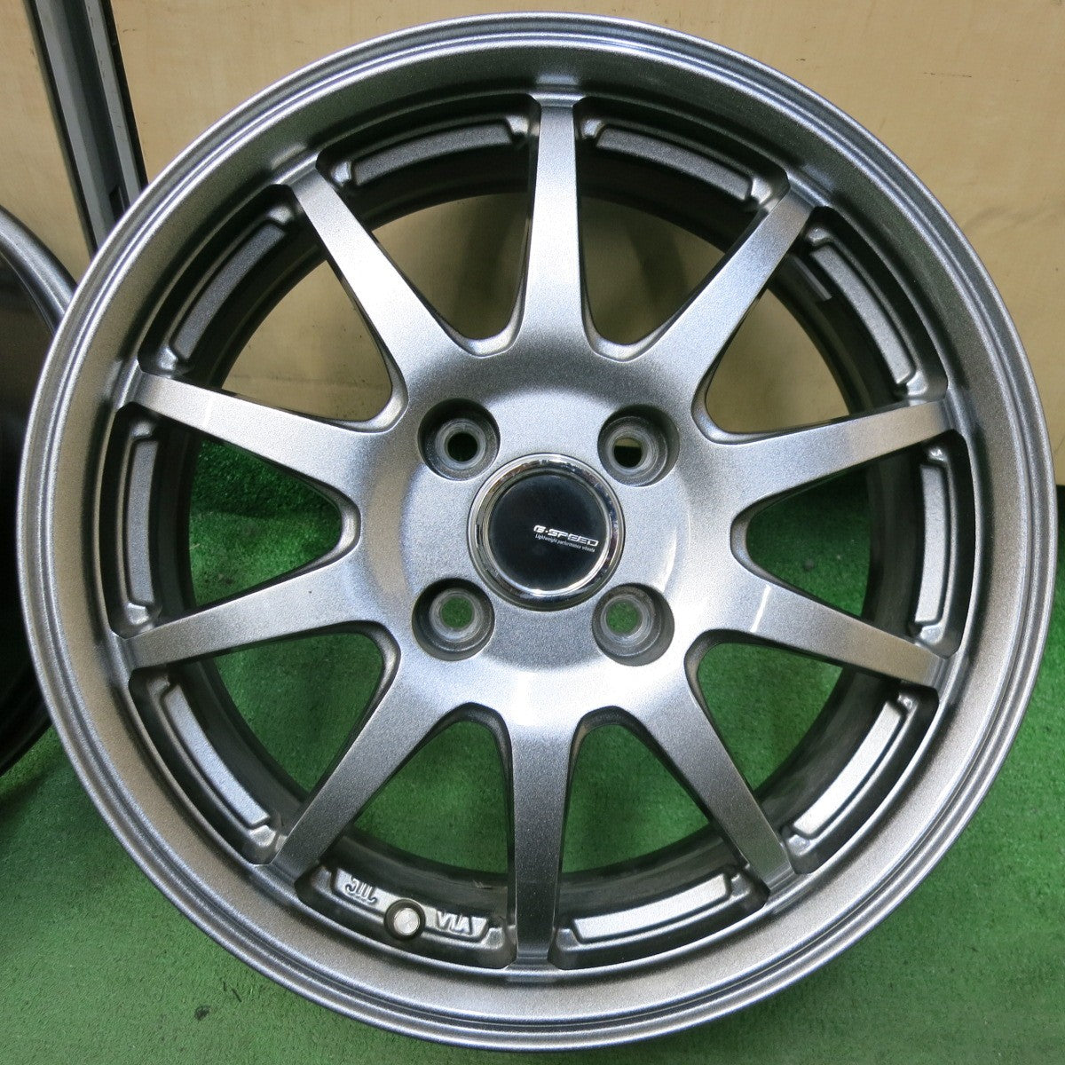 キレイ★G-SPEED ホイール 15インチ Gスピード G-スピード 15×5.5J PCD100/4H★5042310SYホ