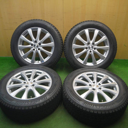 バリ溝！23年！キレイ！ほぼ10分★スタッドレス 225/60R18 ブリヂストン ブリザック DM-V3 JOKER ジョーカー 18インチ PCD114.3/5H★5021204Hス