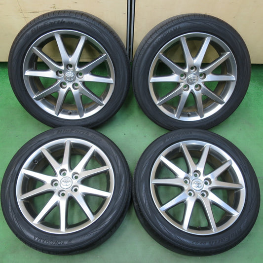 バリ溝！21年！8.5分★トヨタ 50系 エスティマ 純正 225/50R18 ヨコハマ ブルーアース RV-02 18インチ PCD114.3/5H★5060506イノ