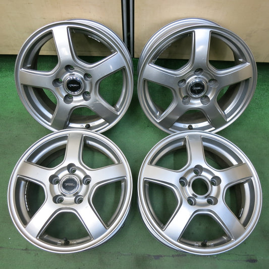 4本価格★TOPRUN ブリヂストン製 15インチ ホイール トップラン 15×6J PCD114.3/5H★5071809SYホ