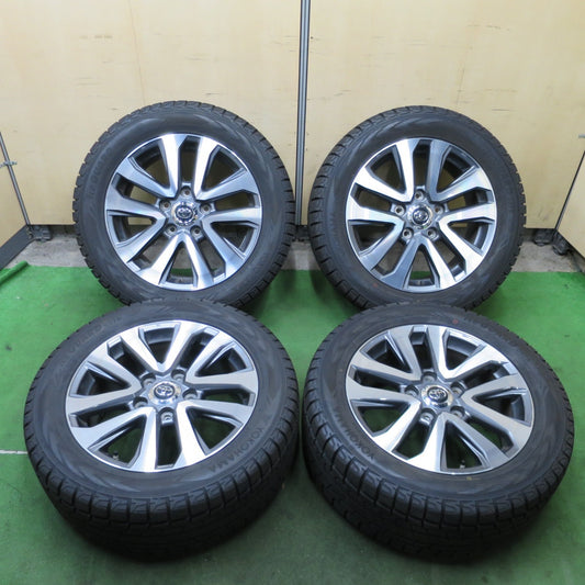 バリ溝！24年！キレイ！9.5分★トヨタ ランクル 200 ZX 純正 285/50R20 スタッドレス ヨコハマ アイスガード G075 20インチ PCD150/5H★6022701ナス