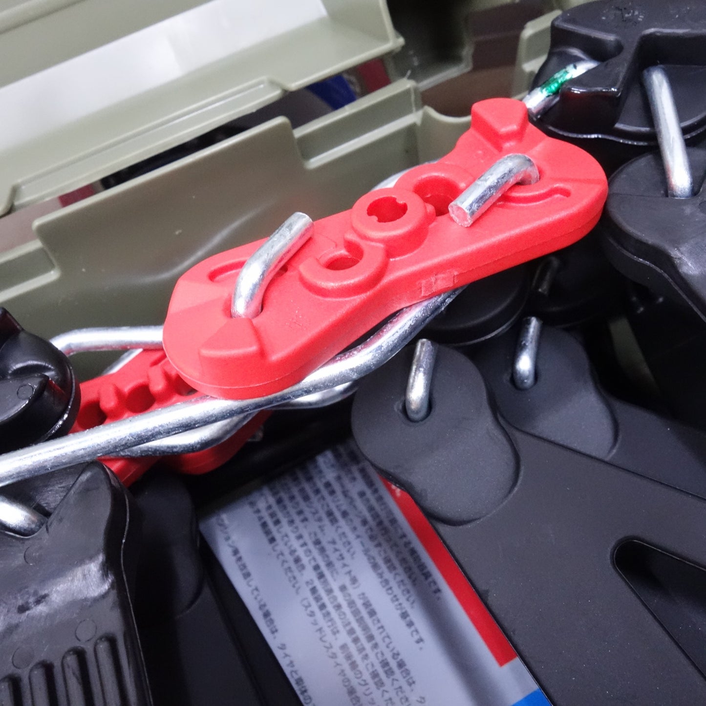 [送料無料] ほぼ未使用◆カーメイト バイアスロン 非金属 タイヤ チェーン クイック イージー QE6L CARMATE BIATHLON QUICK EASY◆