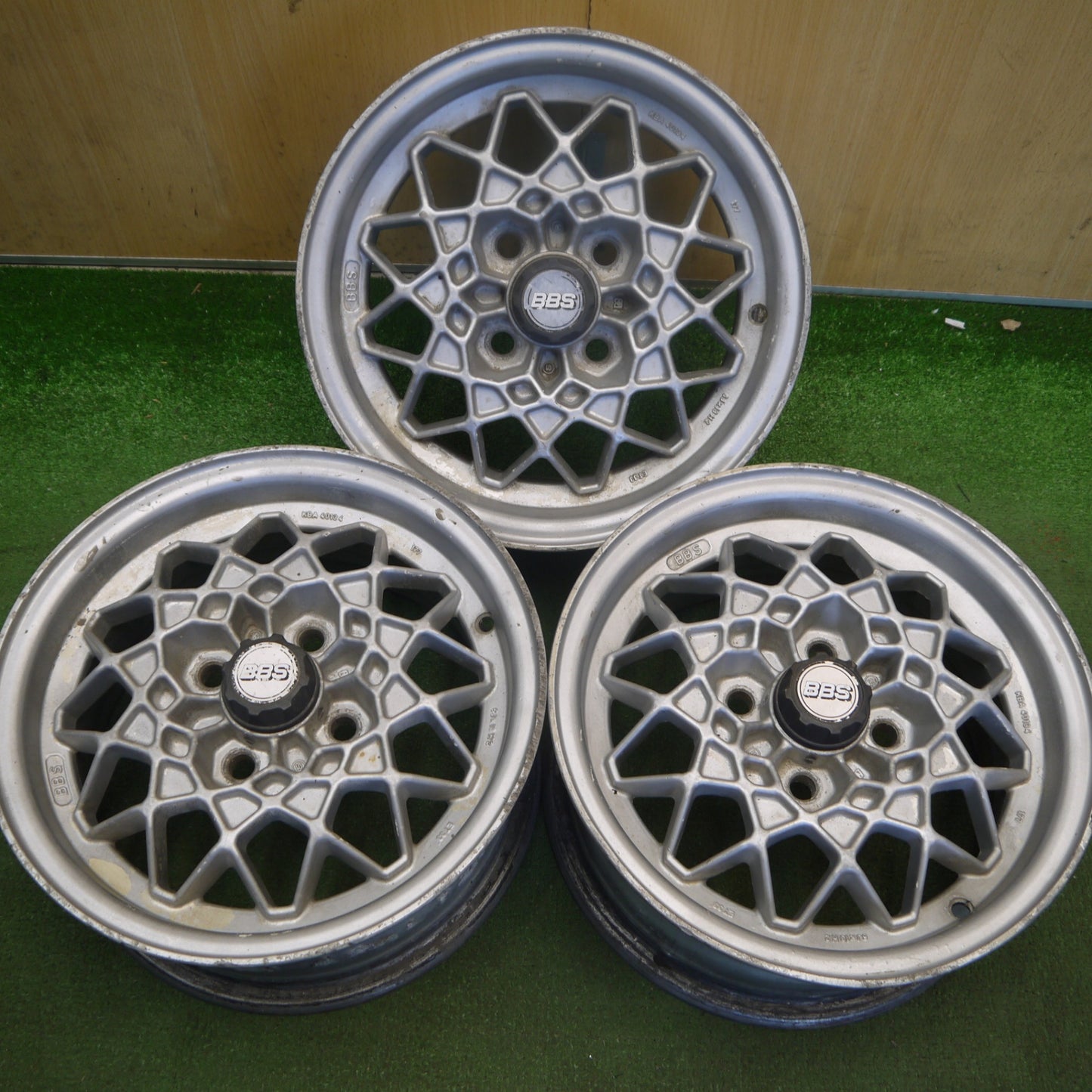 3本価格★ワーゲン ゴルフ 純正 BBS MAHLE KBA40134 マーレー 13インチ ホイール 13×6J PCD100/4H★6061007Hホ