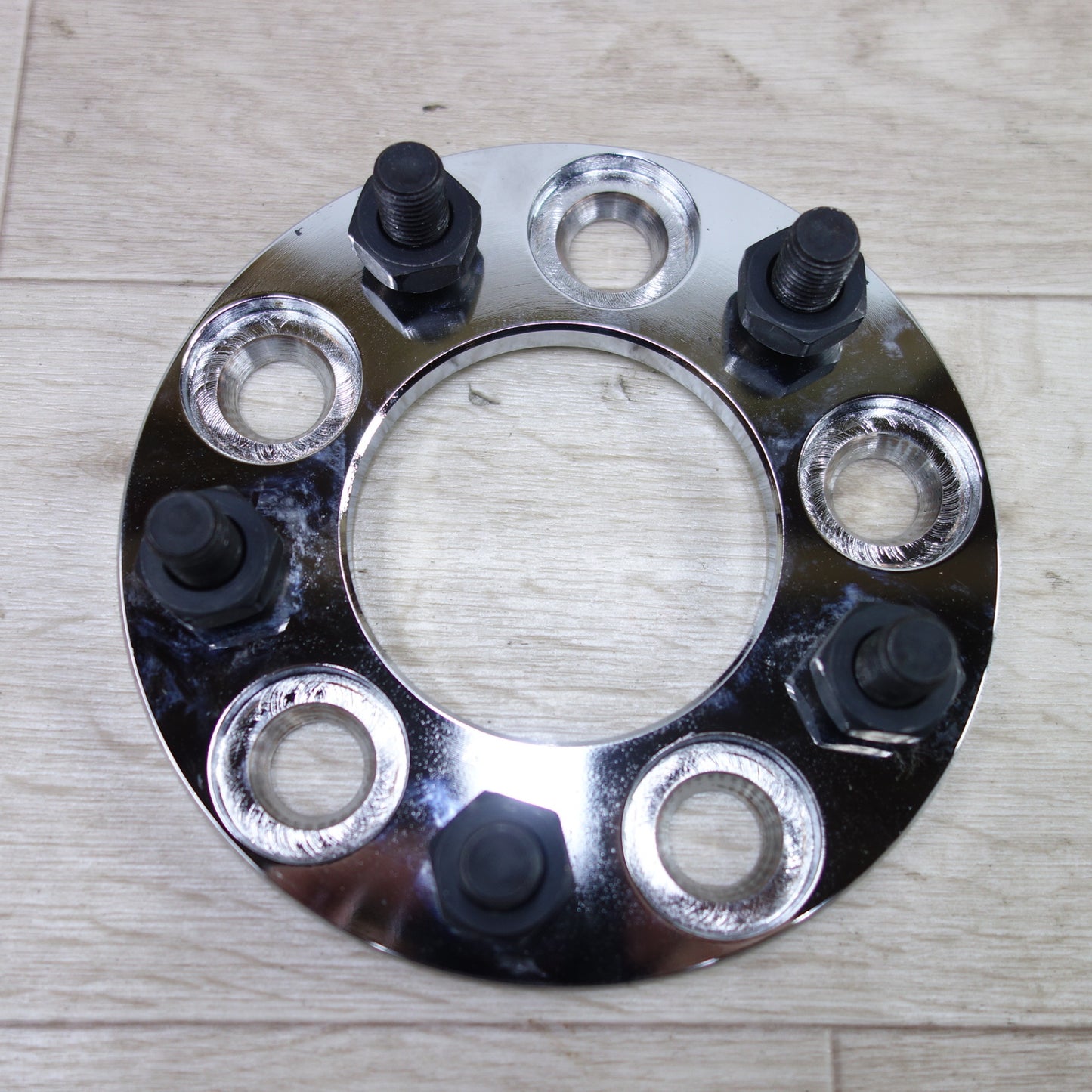 [送料無料] ほぼ未使用◆BRAITH ワイド トレッド スペーサー BZ-102 厚さ10mm PCD114.3/5H PT 1.5 ブレイス◆