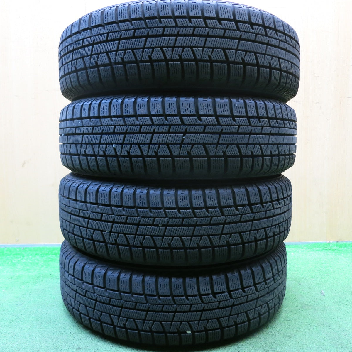 バリ溝！9.5分★スタッドレス 155/65R14 ヨコハマ アイスガード iG50 プラス LaLa Palm KC-8 ララパーム 14インチ PCD100/4H★5070606HAス