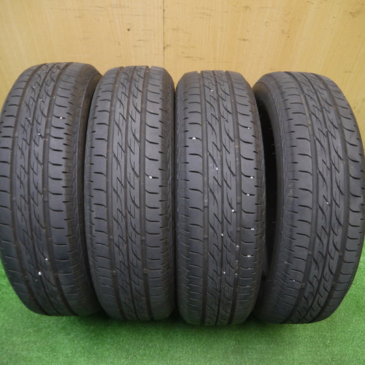 [送料無料] バリ溝！22年！9分★155/65R14 ブリヂストン ネクストリー エコピア タイヤ 14インチ 軽自動車 ワゴンR N-BOX 等★4092411Hノタ