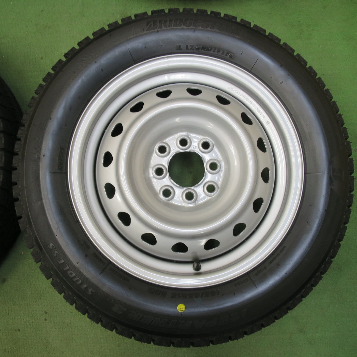 未使用！23年★スタッドレス 185/65R15 ブリヂストン アイスパートナー2 スチール ホイール 15インチ PCD100 114.3/4H マルチ★5112706イス